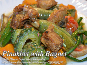 Ginisang Pinakbet with Bagnet